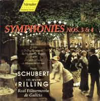 Symphonies Nos. 3 & 4 (. 3 D dur D 200, . 4 c moll 
