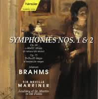 Symphonies Nos. 1 & 2 (. 1 c moll op. 68, . 2 D dur op. 73) (2CD)
